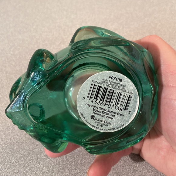 Indiana Glass - Frog votive holder/ paperweight. - Picture 5 of 5